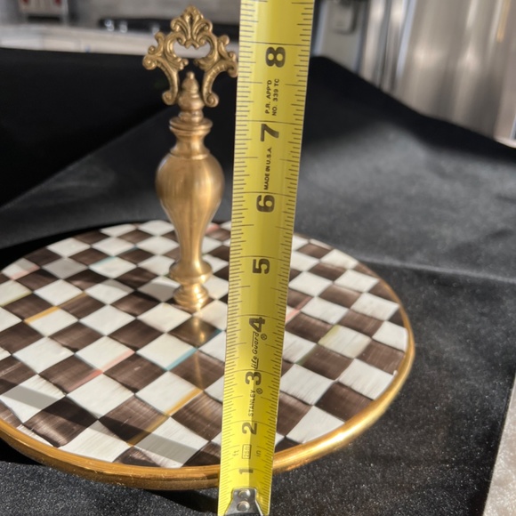 Mackenzie-Childs Courtly Check Cheese Course - Picture 8 of 10